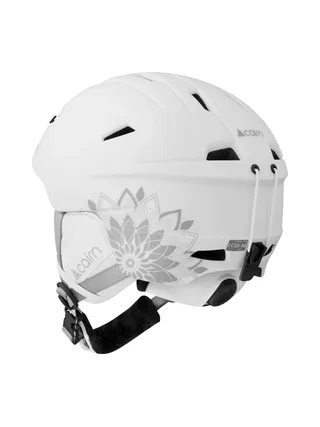 Casque de Ski Blanc Femme Cairn Rosace 2