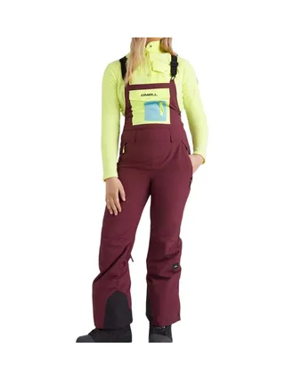 Salopette de Ski Bordeaux Femme O'Neill Originals Bib 1