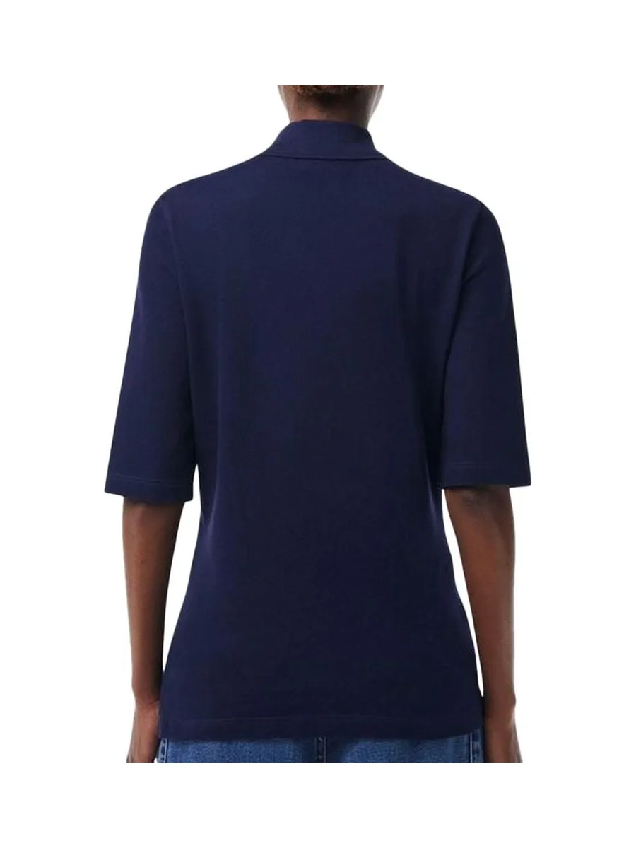 Polo Marine Femme Lacoste Polo Slim Fit 3