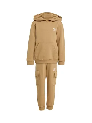 Survêtement Marron Enfant Adidas Hoodie 1