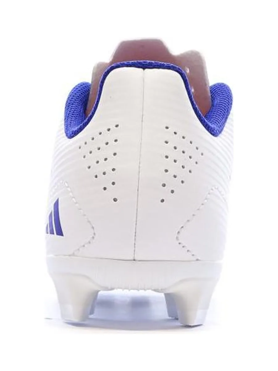 Chaussures de football Blanches/Bleu Garçon Adidas F50 Club Fxg 4