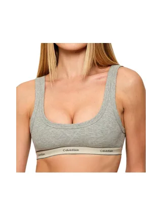 Brassière Grise Femme Calvin Klein Jeans Unlined 1
