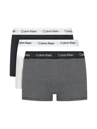 x3 Boxers Noir/Blanc Homme Calvin Klein Jeans Trunk 1