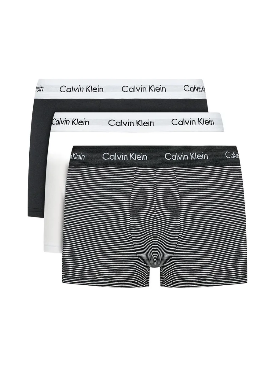 x3 Boxers Noir/Blanc Homme Calvin Klein Jeans Trunk 1