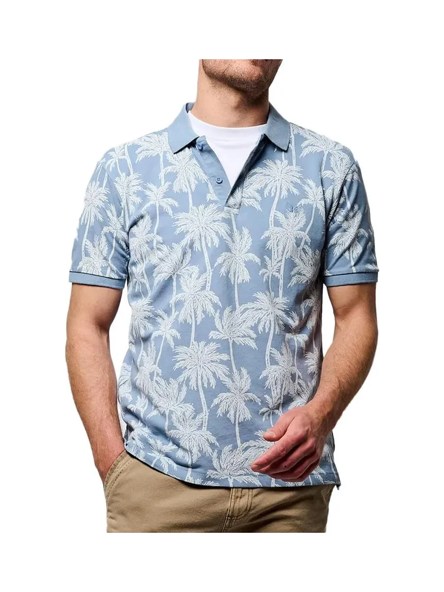 Polo Bleu Homme Kaporal TYRON25EM91 2