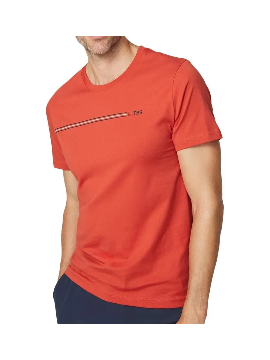 T-shirt Rouge Homme TBS MELUTEE 2