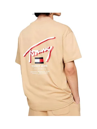 T-shirt Beige Homme Tommy Hilfiger DM0DM18574 2