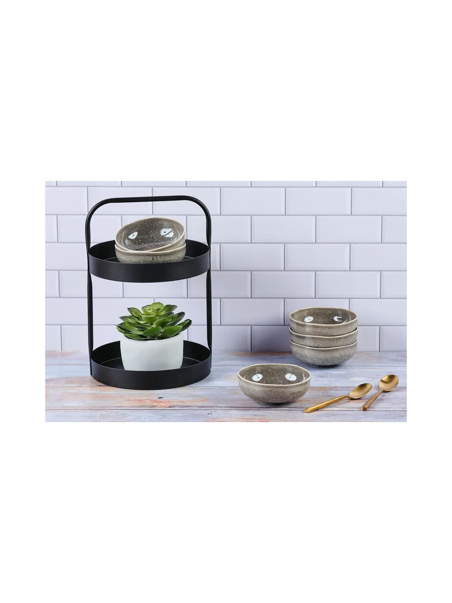Bol STELLAR Ø14cm - 6 pièces - Gris béton 14