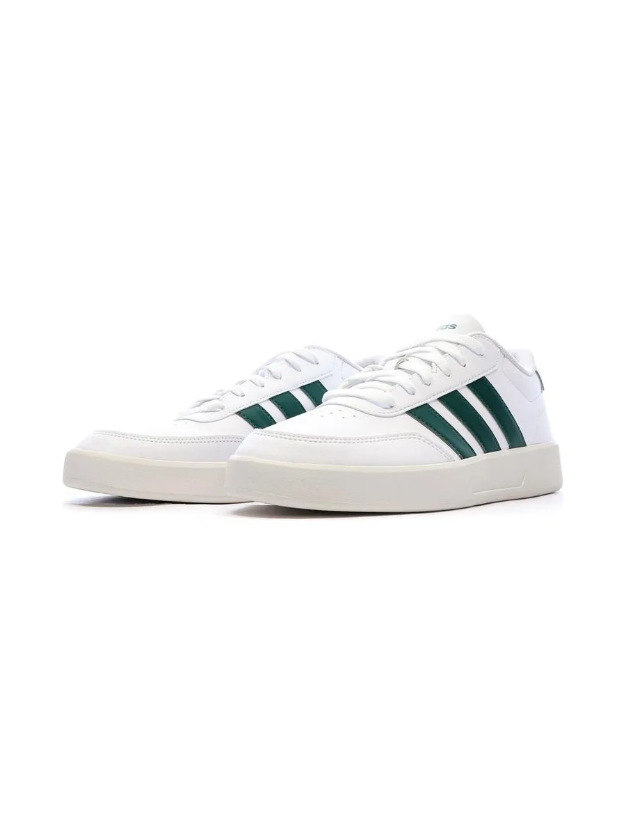 Baskets Blanc/Vert Homme Adidas Breaknet 3.0 7