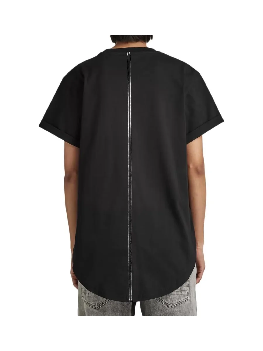 T-shirt Noir Femme G-Star Raw Long Slit 3