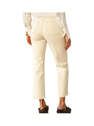 Jean Droit Beige Femme Oraije Solange 2