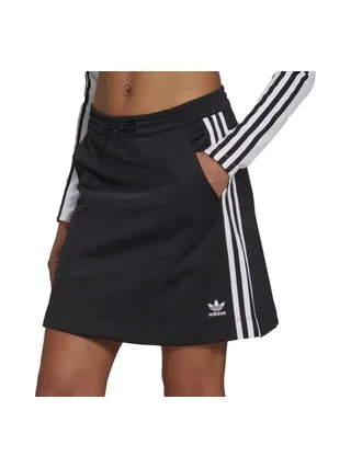 Jupe Noir/Blanc Femme Adidas Skirt H37774 1