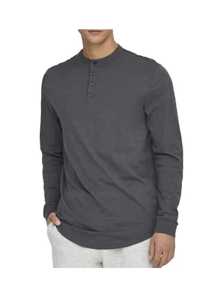 T-Shirt Gris Homme Only & Sons Henley 1