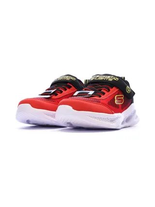 Baskets Rouges/Noires Garçon Skechers krendo 6