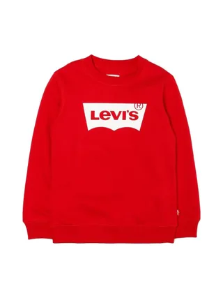 Sweat Rouge Garçon Levi's Droit Batwing 1