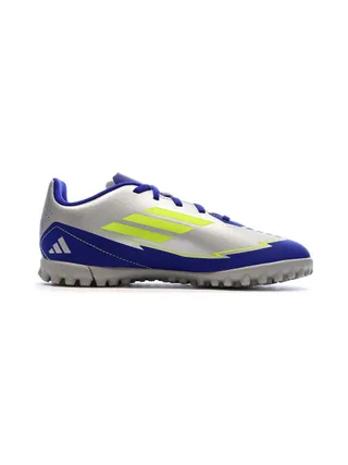 Chaussures de Foot Gris/Bleu Junior Adidas F50 Club TF J Messi 2
