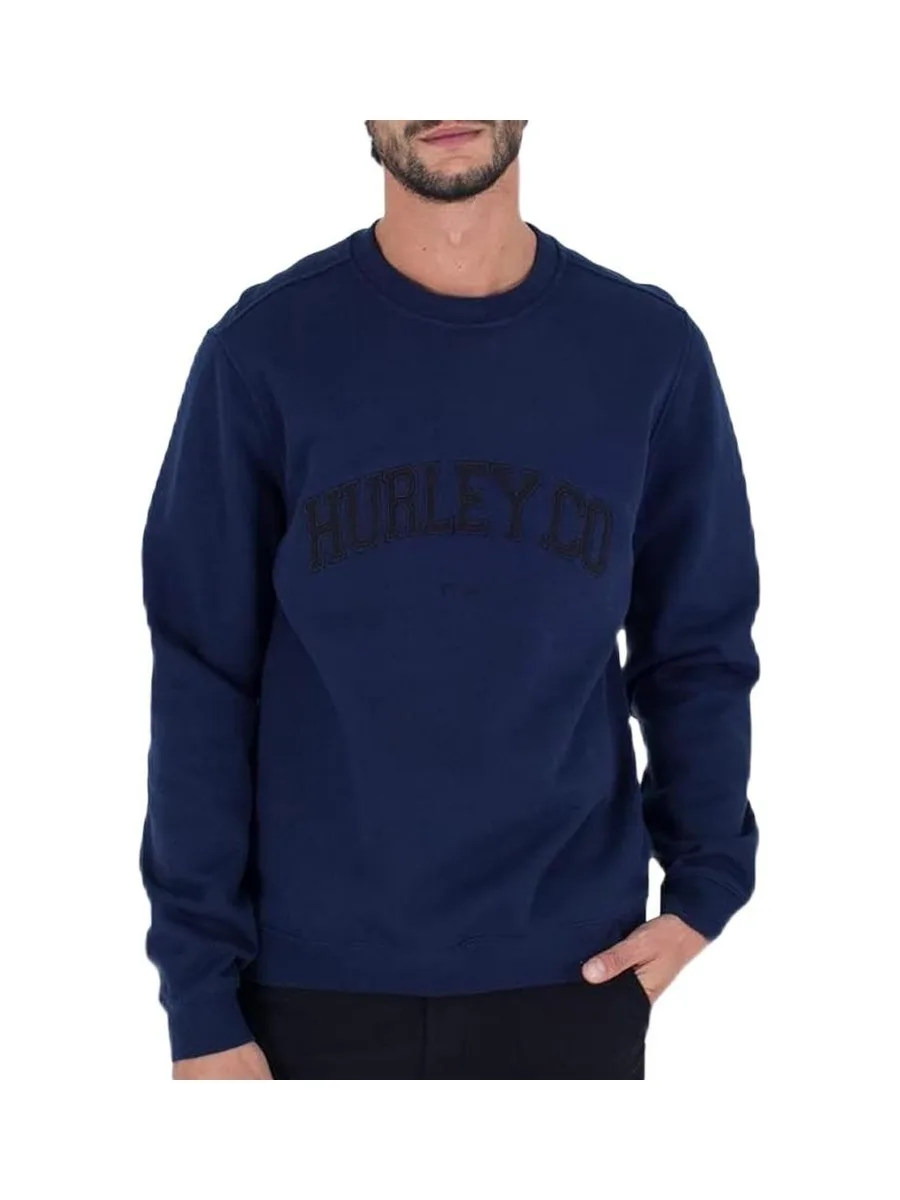 Sweat Marine Homme Hurley Applique 3