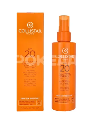 Collistar Tanning Moisturizing Milk Spray Face-Body SPF20 200ml 1