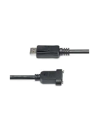 3ft Panel Mount DisplayPort Cable M/F 4