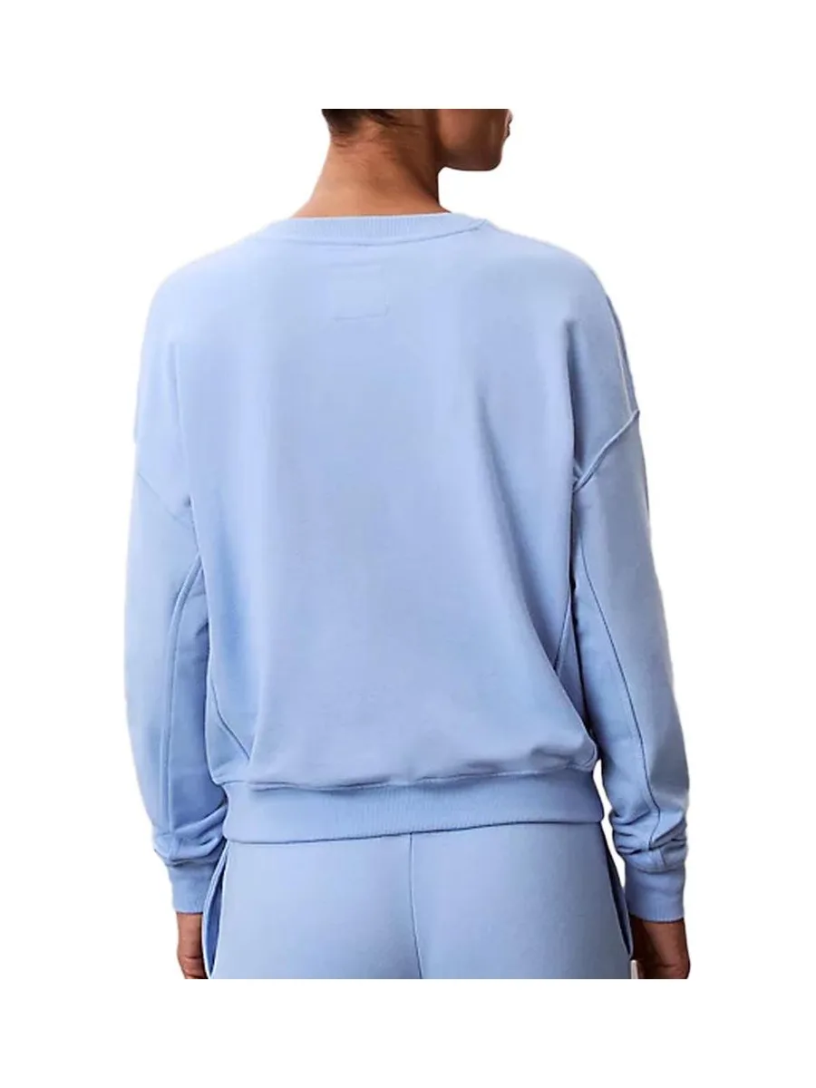 Sweat Bleu Femme Calvin Klein Jeans LV00QS7514 3