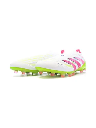 Chaussures de Foot Blanc/Rose Homme Adidas Predator Elite Ll AG 6