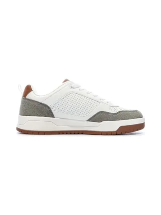 Baskets Blanches/Taupes Homme Kappa Logo Manis 2