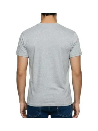 T-Shirt Gris Homme Lee Cooper GLC1986 2