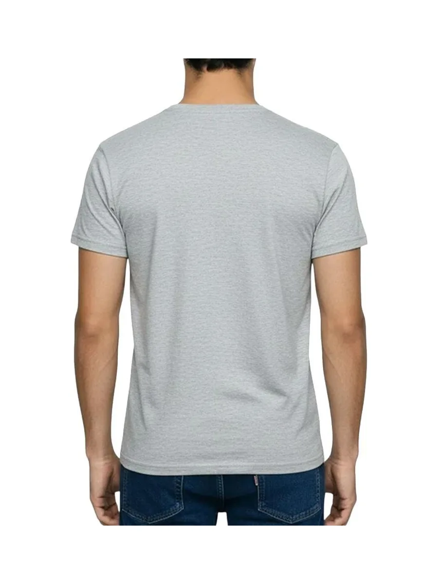 T-Shirt Gris Homme Lee Cooper GLC1986 3