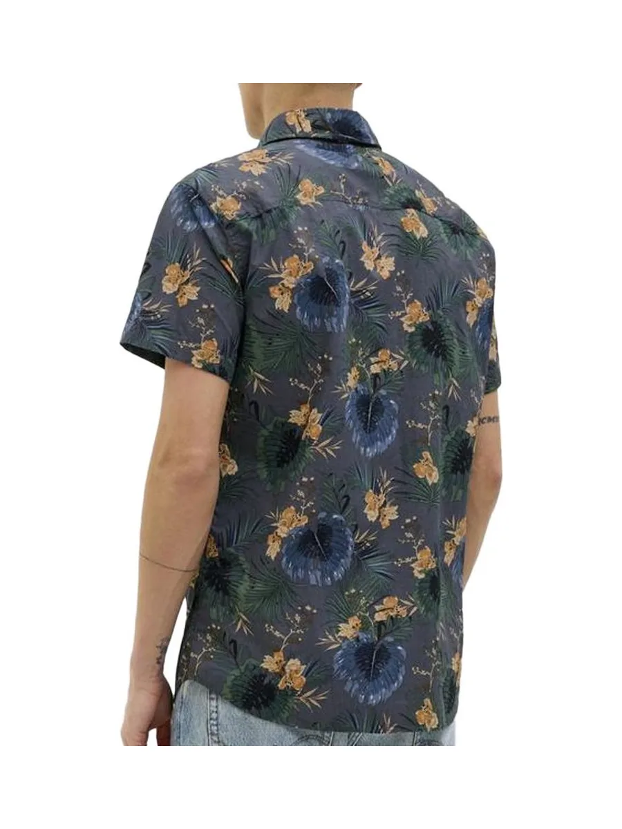 Chemise Bleu/Vert Homme Jack & Jones Hawaii 3