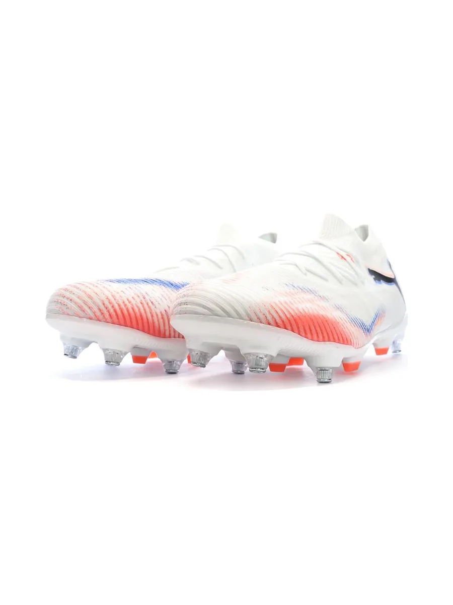 Chaussures de football Blanches/Oranges Homme Puma Future 8 Match 7