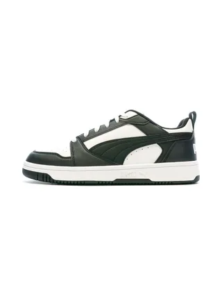 Baskets Noires/Blanches Homme Puma Rebound V6 Low 1