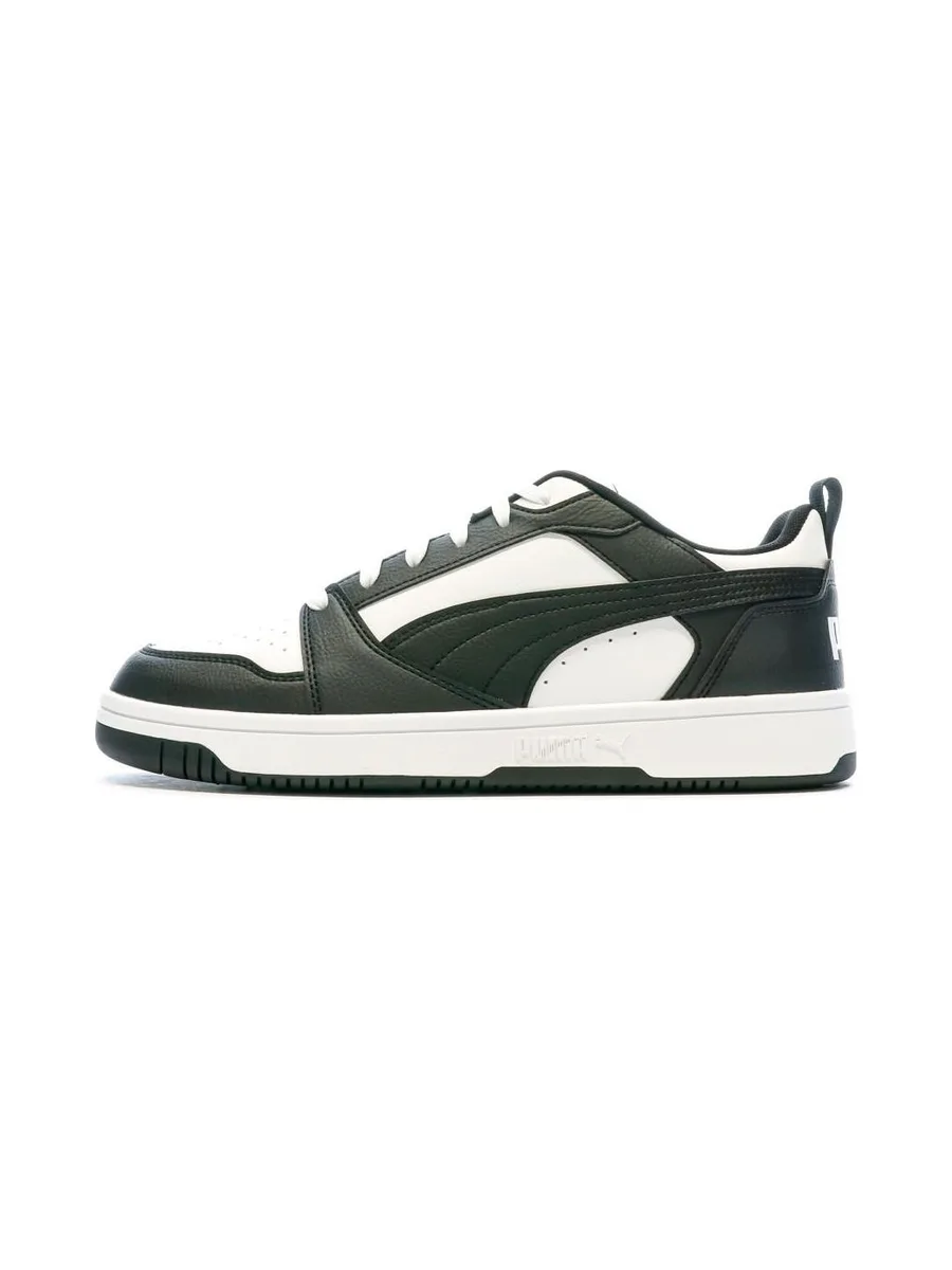 Baskets Noires/Blanches Homme Puma Rebound V6 Low 2