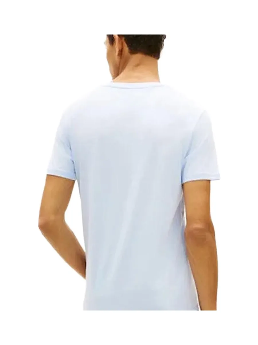 T-shirt Bleu Clair Homme Tommy Hilfiger Tjm X Slim Jaspes 1 3
