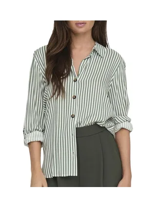 Chemise Blanc/Kaki Femme JDY Laurel 1