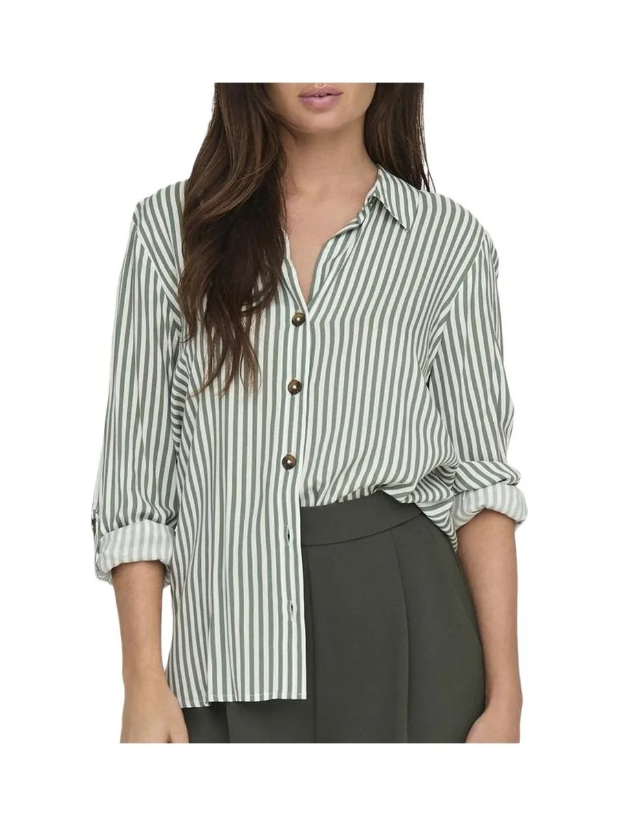 Chemise Blanc/Kaki Femme JDY Laurel 2