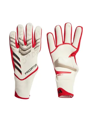 Gants de Gardien Blanc/Rouge Adidas Predator Gl Pro 1