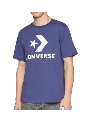 T-shirt Violet Homme Converse Star Chevron 1