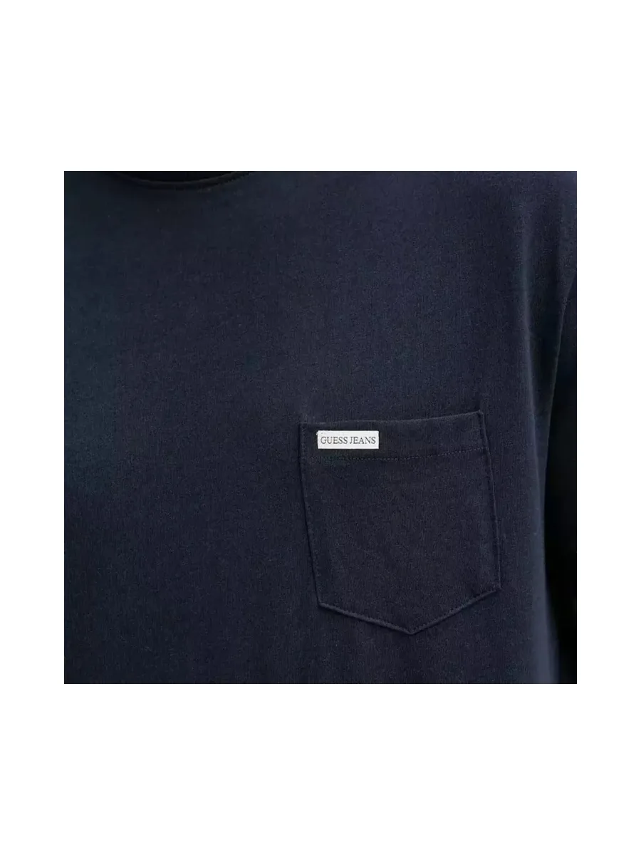 T-Shirt Marine Homme Guess M5RI74K8FQ4 4