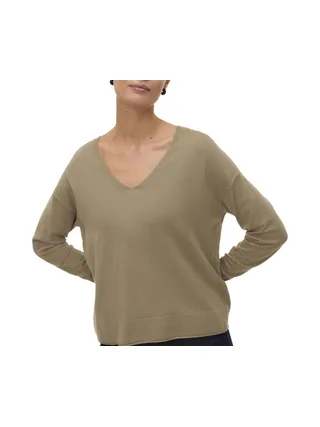 Pull Marron Femme Vero Moda Breezess 1