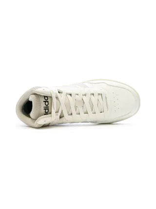 Baskets Beige/Rose Femme Adidas Hoops 3.0 4
