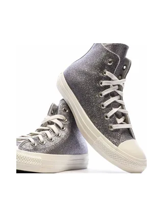 Baskets Grises à paillettes Femme Converse Chuck Taylor All Star 7
