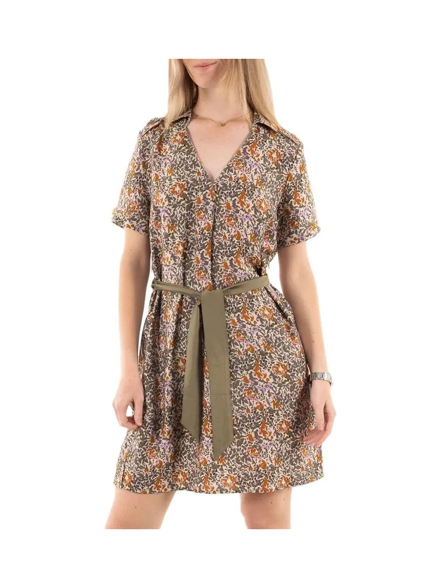 Robe à fleurs Kaki Femme Kaporal COLIN 1