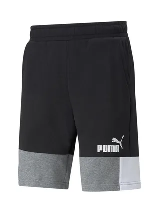 Short Gris/Noir Homme Puma Ess Block 1