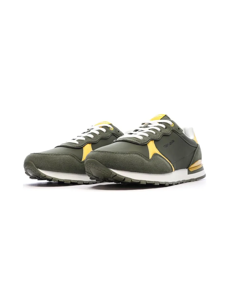 Baskets Kaki/Jaune Homme Teddy Smith 120667 7