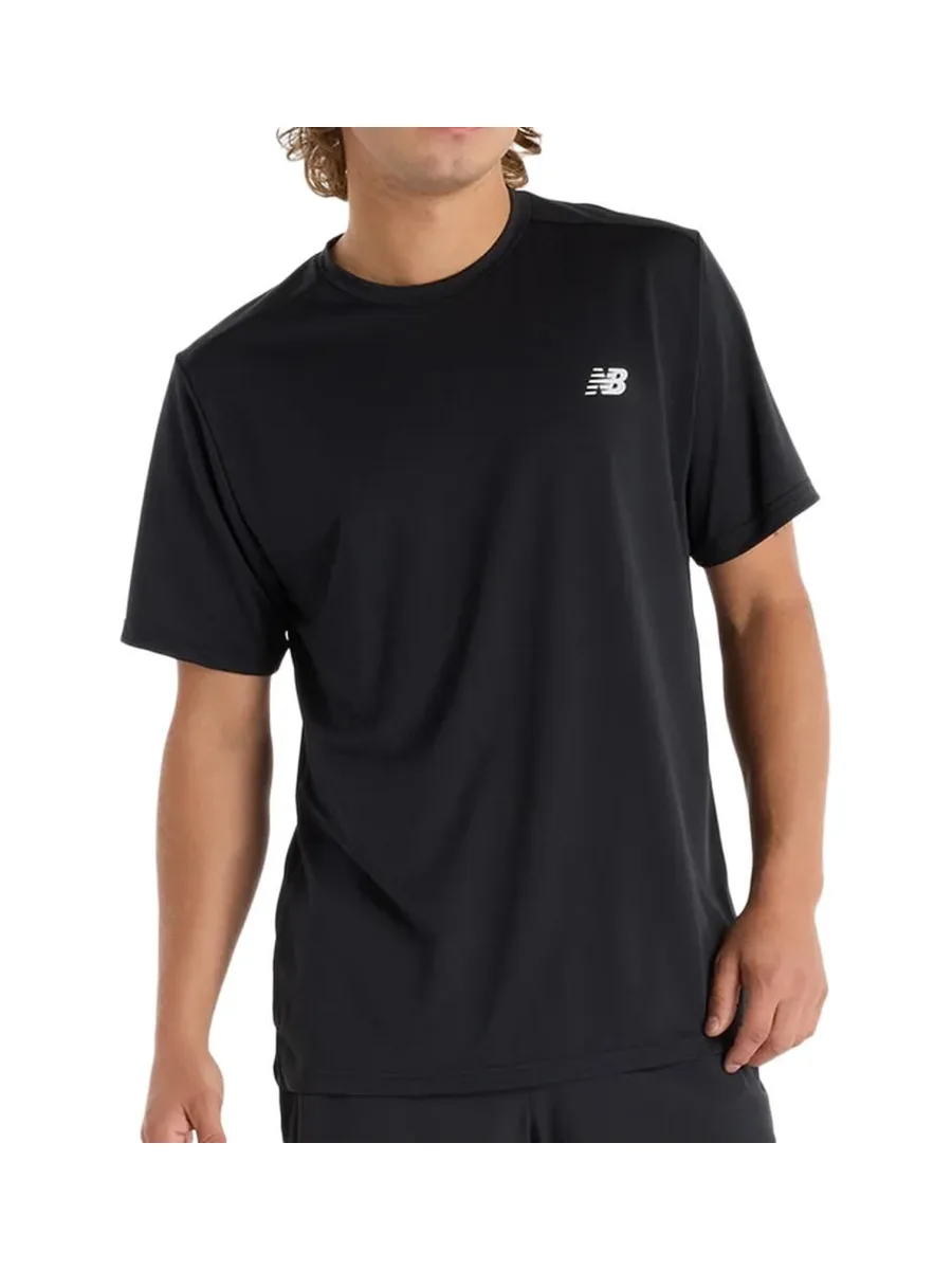 T-Shirt Noir Homme New Balance MT51801 2