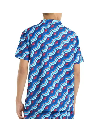 Chemisette Bleu Homme Umbro Printed Shirt Regale 2