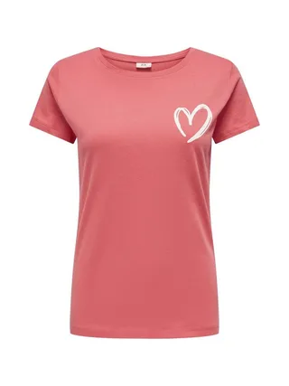 T-shirt Rose Vif Femme JDY Smoke 1