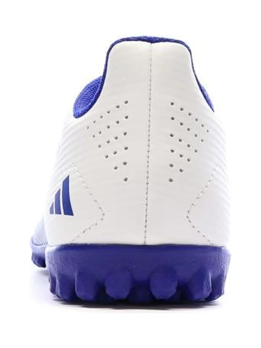 Chaussures Blanc/Bleu Garçon Adidas F50 Club 4