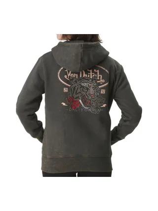 Sweat Marron Femme Von Dutch Rug 2