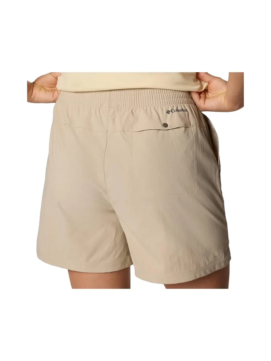 Short de Randonnée Beige Femme Columbia Cedar Crest 2
